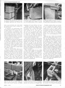 Aprenda a Colocar Bloques de Hormigón - Abril 1969