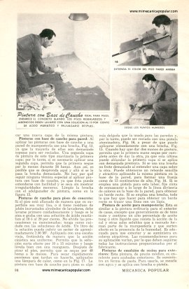 Es F&aacute;cil Pintar Sobre CONCRETO - Septiembre 1951