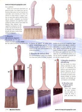Una guía para seleccionar tus instrumentos de pintura - Abril 2003