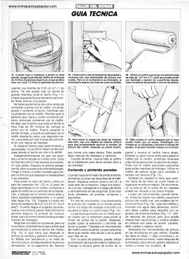 Pintando Paredes y Techos - Mayo 1991