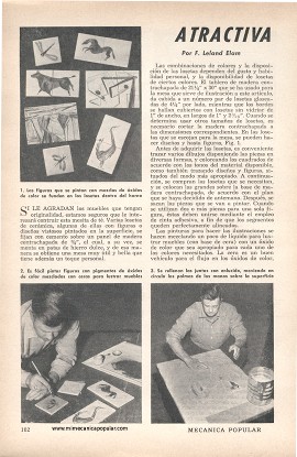 Atractiva Mesa de Té - Febrero 1958