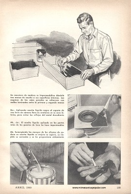 El Caucho L&iacute;quido Un Verdadero Comod&iacute;n - Abril 1960