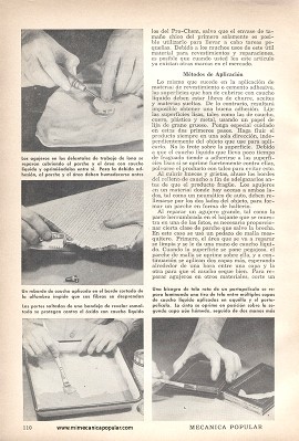 El Caucho L&iacute;quido Un Verdadero Comod&iacute;n - Abril 1960