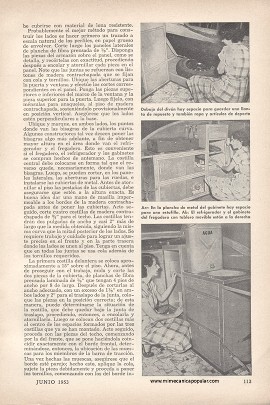 Construya este Resistente Remolque - Junio 1953