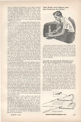 Construya este Resistente Remolque - Junio 1953