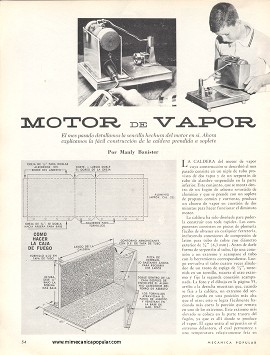 Construye un Motor de Vapor - parte II - Mayo 1963