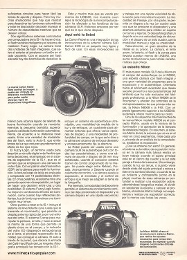 Nuevas cámaras fotográficas - Agosto 1991