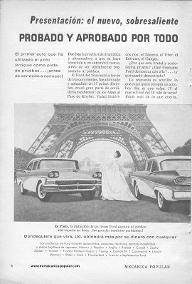 Publicidad - Ford del 58 - Diciembre 1957