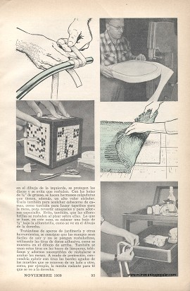 Usos Domésticos del Uretano Esponjoso - Noviembre 1959