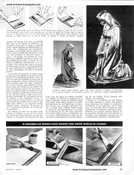El Arte De La Doradura Con Oro Batido - Marzo 1965
