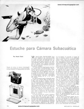 Estuche para Cámara Subacuática - Agosto 1965