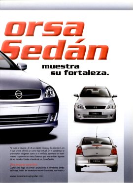 Corsa Sedán - Noviembre 2002