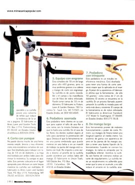 Una gu&iacute;a de herramientas para podar plantas saludables - Noviembre 1999