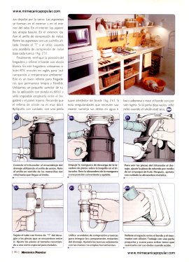 Instalando un nuevo fregadero en la cocina - Mayo 1998
