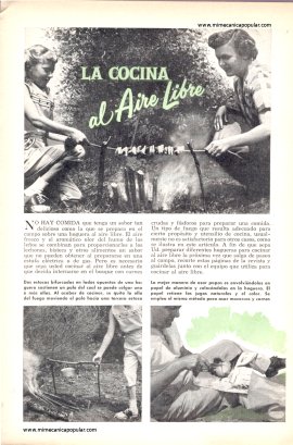 La Cocina al Aire Libre - Septiembre 1958