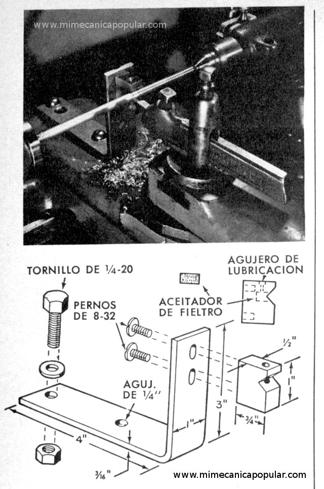 Soporte Móvil para el Torno de Metal - Juio 1966