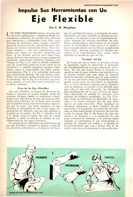 Impulse Sus Herramientas con Un Eje Flexible - Julio 1960