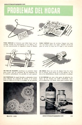 Resolviendo problemas del Hogar - Mayo 1959