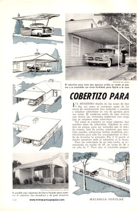 Cobertizo para su coche - Diciembre 1955