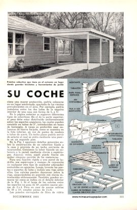 Cobertizo para su coche - Diciembre 1955