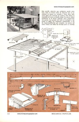 Cobertizo para su coche - Diciembre 1955