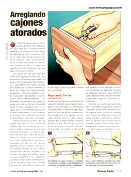Arreglando cajones atorados - Marzo 2002