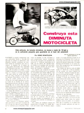Construya esta DIMINUTA MOTOCICLETA - Abril 1970