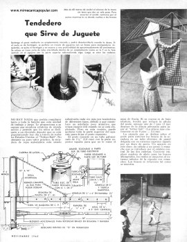 Tendedero que Sirve de Juguete - Noviembre 1965