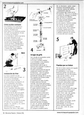 11 Reparaciones para Hacer en Casa - Febrero 1976