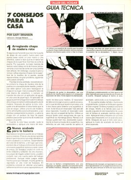 7 Consejos para la casa - Diciembre 1991