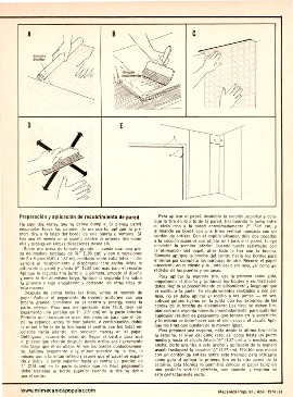Aprenda a Tapizar Paredes - Abril 1974