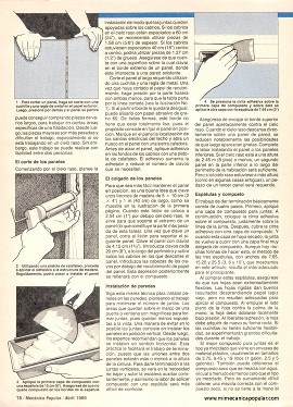 C&oacute;mo terminar paredes - Abril 1986