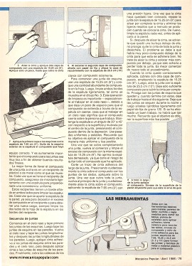 C&oacute;mo terminar paredes - Abril 1986