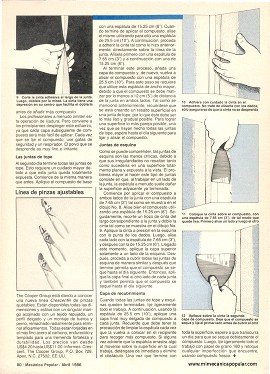 C&oacute;mo terminar paredes - Abril 1986