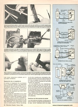 Haga sus reparaciones el&eacute;ctricas - Enero 1984