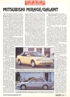 Mitsubishi: Mirage - Galant - Enero 1993