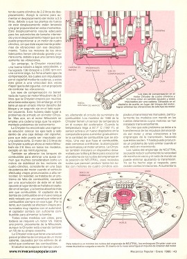 Novedades mecánicas - Enero 1986