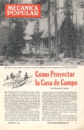 C&oacute;mo Proyectar la Casa de Campo - Marzo 1957