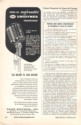 C&oacute;mo Proyectar la Casa de Campo - Marzo 1957