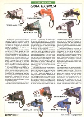 Taladros Martilladores - Rotomartillos - Enero 1993