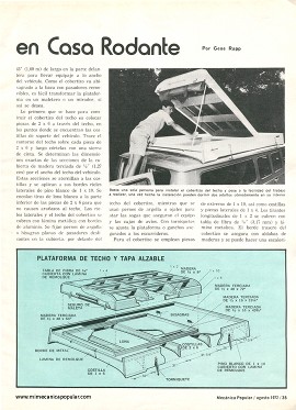 Convierta su Camioneta en Casa Rodante - Agosto 1972