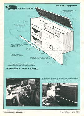 Convierta su Camioneta en Casa Rodante - Agosto 1972