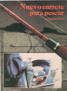 Nuevo carrete para pescar - Agosto 1982