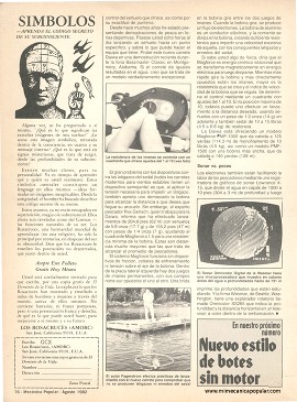 Nuevo carrete para pescar - Agosto 1982