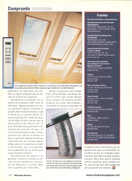 Comprando ventanas - Enero 1999