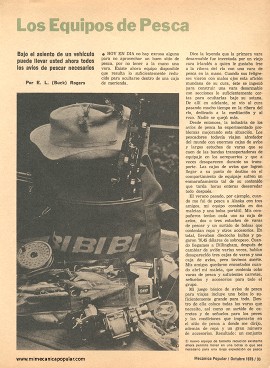 Los Equipos de Pesca - Octubre 1975