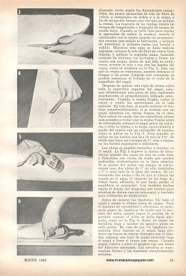 Haga Sus Propios Esquis Acu&aacute;ticos - Mayo 1960