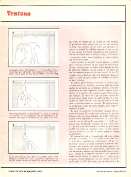 Reemplace los Vidrios Rotos de su Ventana - Mayo 1973