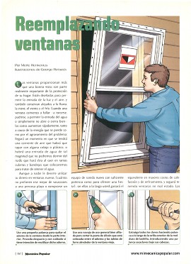 Reemplazando ventanas - Abril 1999