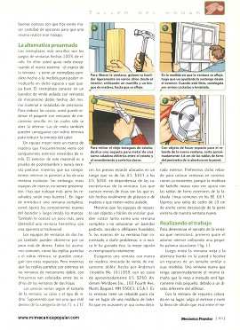 Reemplazando ventanas - Abril 1999